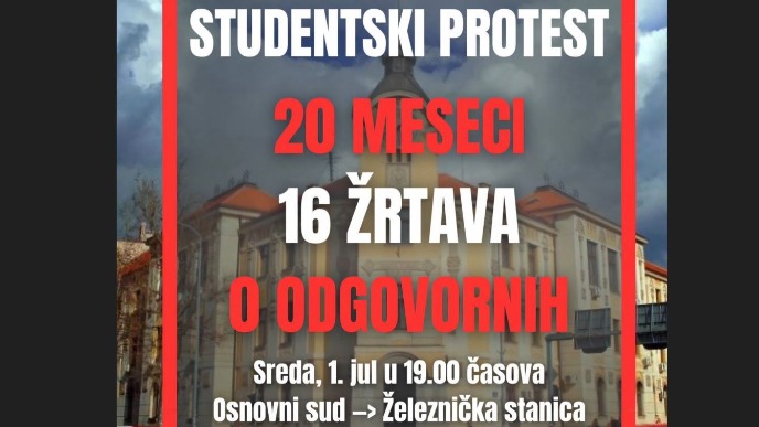 Od tragedije 20 meseci